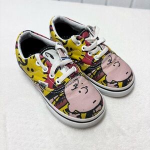 Vans‎ Off The Wall Peanuts Kids Size 7 Toddler Charlie Brown Kids Shoes